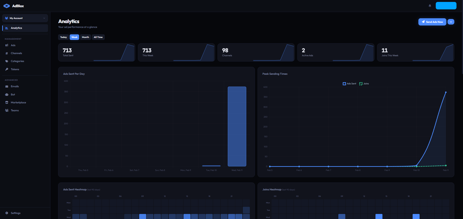 AdBlox Dashboard